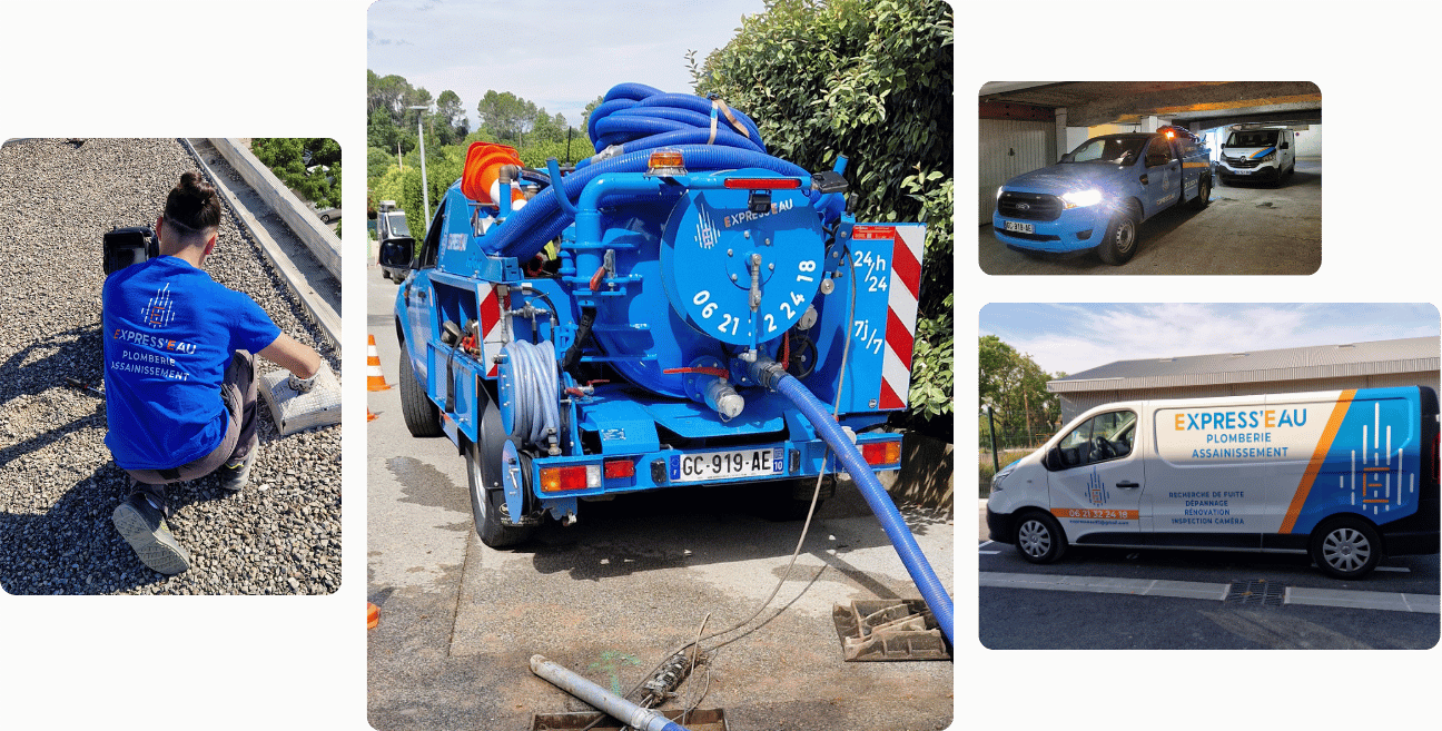 Photo de l'entrerprise Express'eau plombier et assainissement à Hyeres, la Crau et Carqueiranne Photo de l'entrerprise Express'eau plombier et assainissement à Hyeres, la Crau et Carqueiranne
