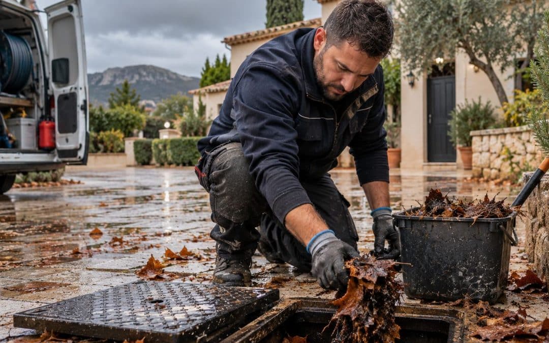 Évacuation des eaux pluviales à Hyères. Protégez votre logement avant les pluies d&rsquo;automne